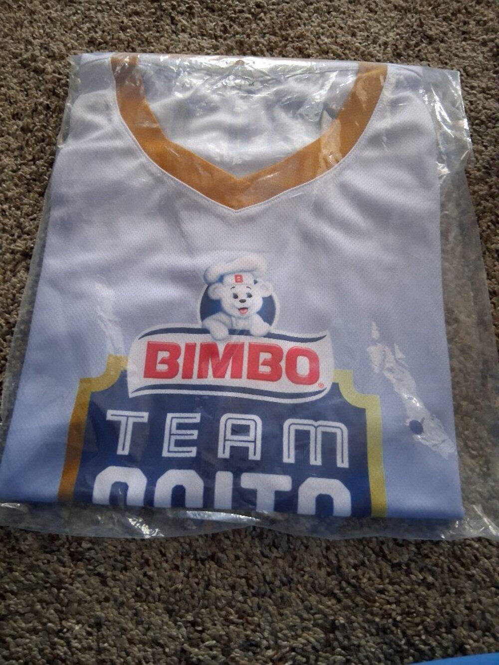 Team Bimbo soccer jersey